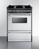 Summit - 15" Wide Built-in or Freestanding All-Refrigerator and 24" Wide Gas Range, Open Burner Bundle