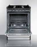 Summit - 15" Wide Built-in or Freestanding All-Refrigerator and 24" Wide Gas Range, Open Burner Bundle