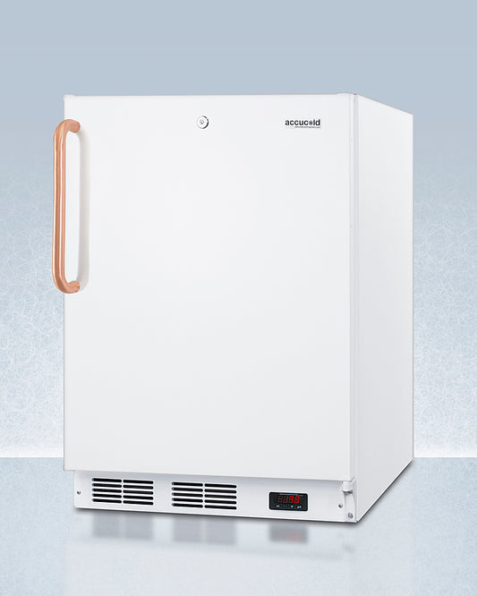 Accucold Summit - 24" Wide Built-In All-Freezer with Antimicrobial Pure Copper Handle | VT65MLBITBCADA