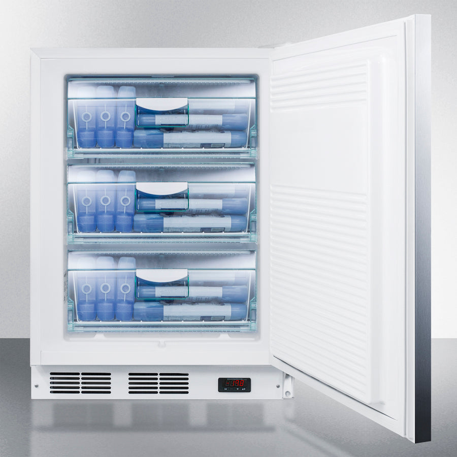 Accucold Summit - 24" Wide All-Freezer, ADA Compliant | VT65MLSSHHADA