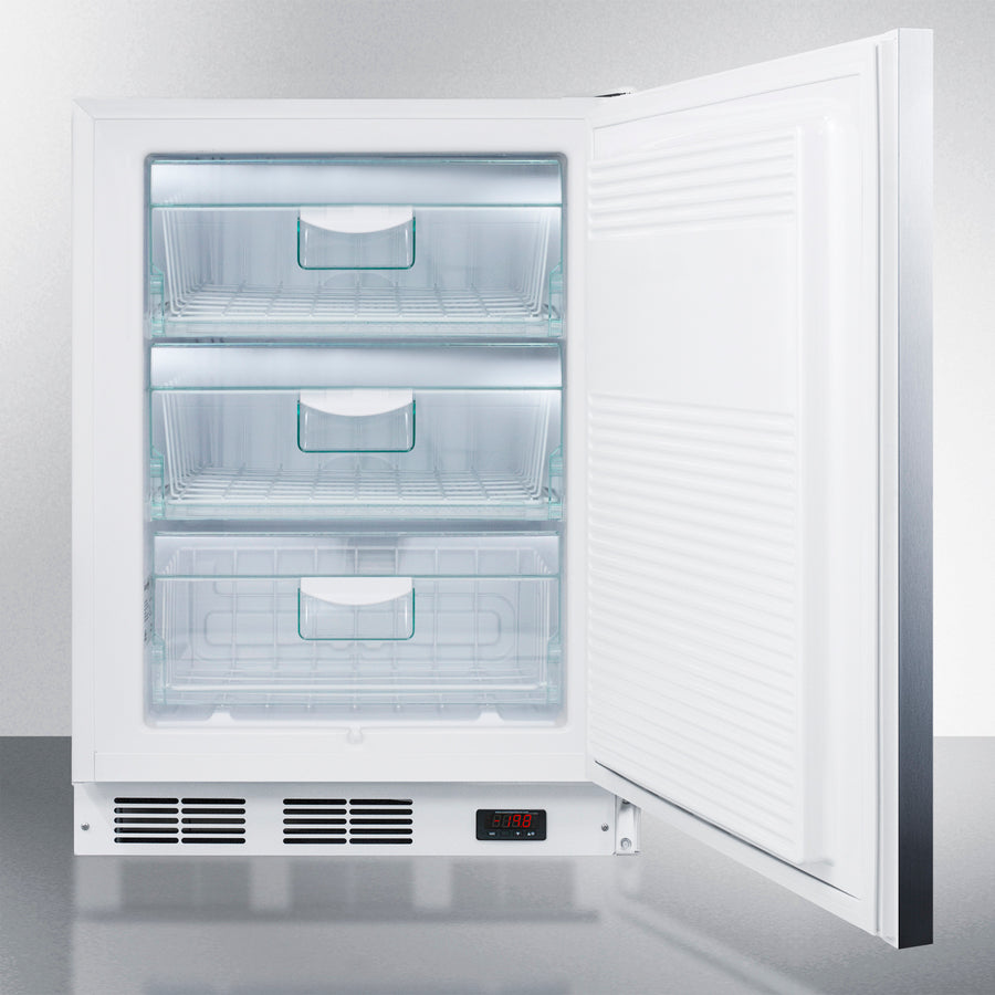 Accucold Summit - 24" Wide Built-In All-Freezer, ADA Compliant | VT65ML7BISSHHADA