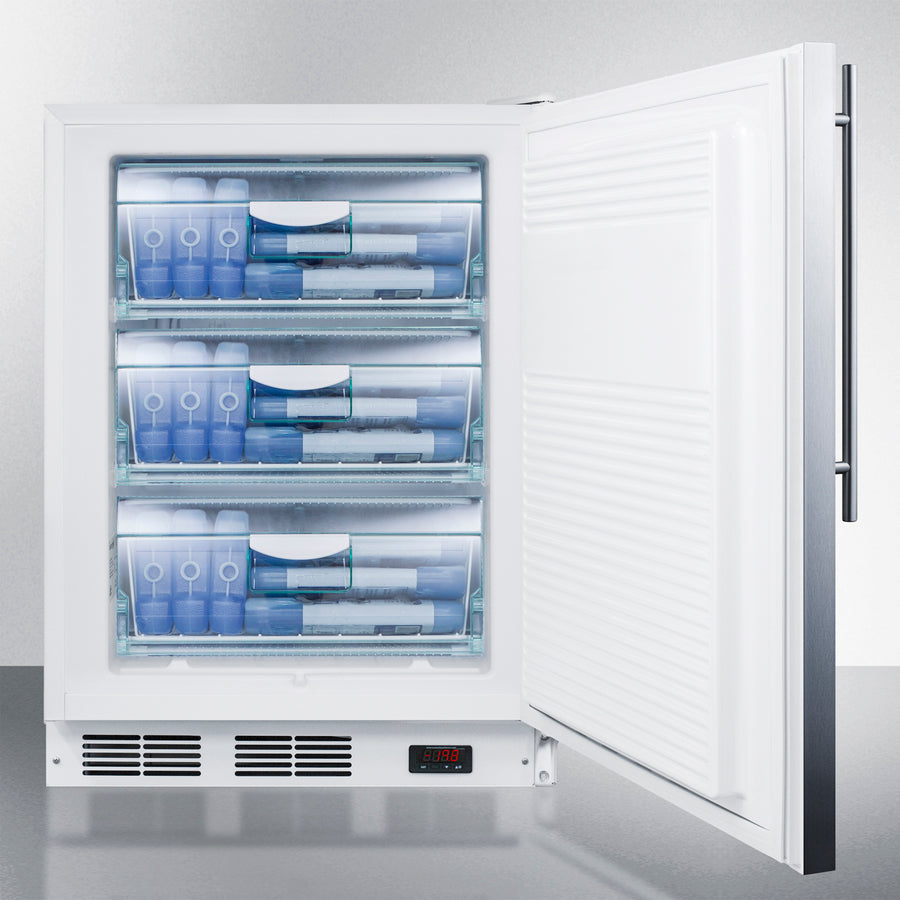 Accucold Summit - 24" Wide All-Freezer, ADA Compliant | VT65MLSSHVADA