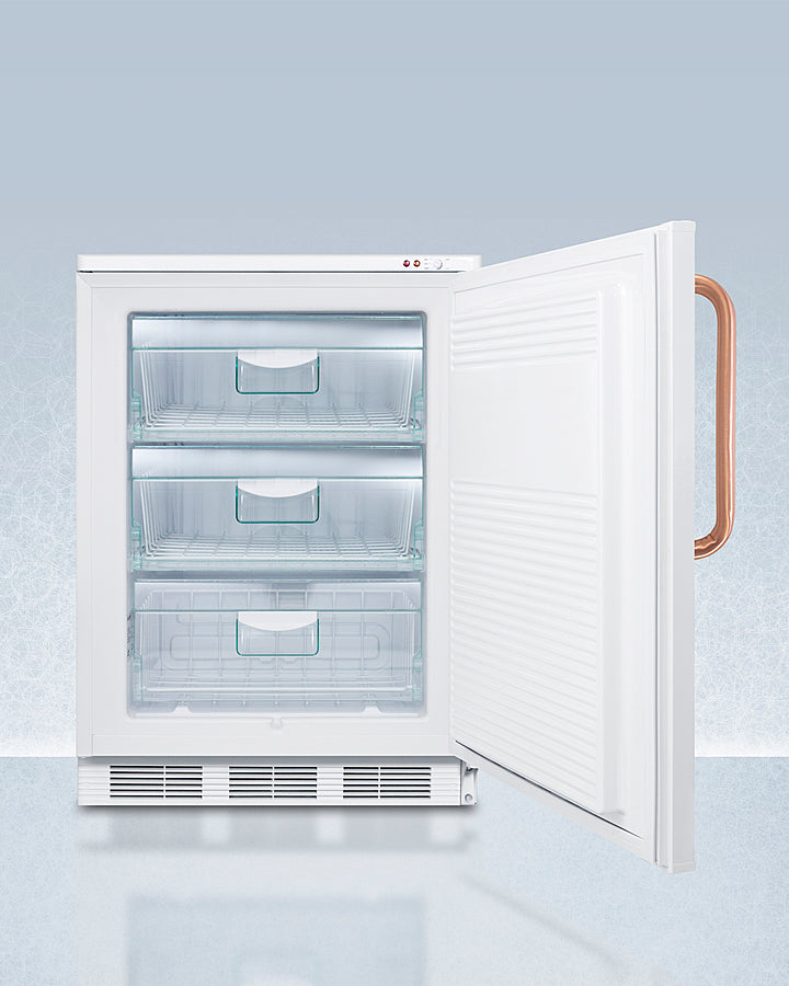 Accucold Summit - 24" Wide All-Freezer with Antimicrobial Pure Copper Handle | VT65MLTBC