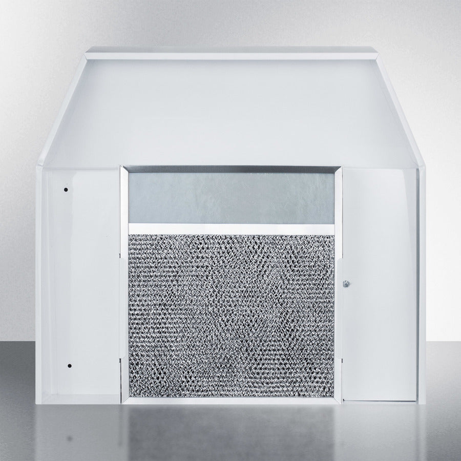 Summit - 20" Under Cabinet Convertible Range Hood with Plug | H1620PTCRDWH
