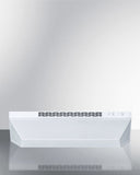 Summit - 20" Under Cabinet Convertible Range Hood with Plug | H1620PTCRDWH