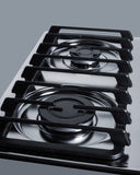 Summit - 24" Wide 4-Burner Gas Cooktop
