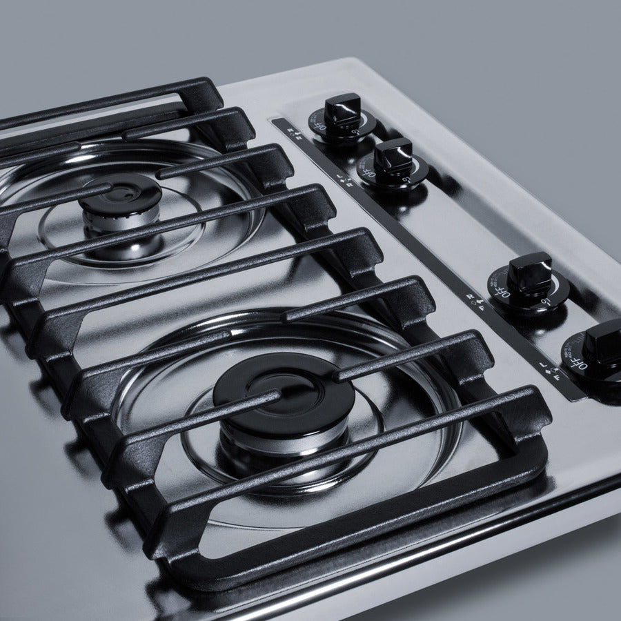 Summit - 30" Wide 4-Burner Gas Cooktop | ZTL053S