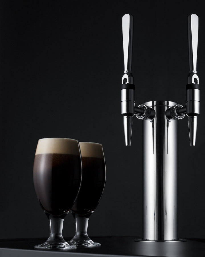 Summit - 24" Wide Built-In Nitro-Infused Coffee Kegerator | SBC682NCFTWIN