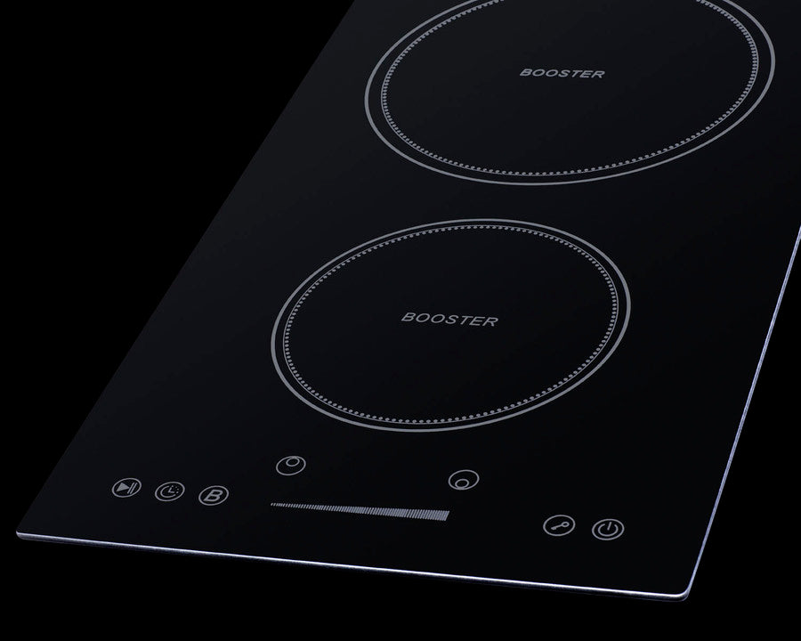 Summit - 12" Wide 208-240V 2-Zone Induction Cooktop | SINC2B230B