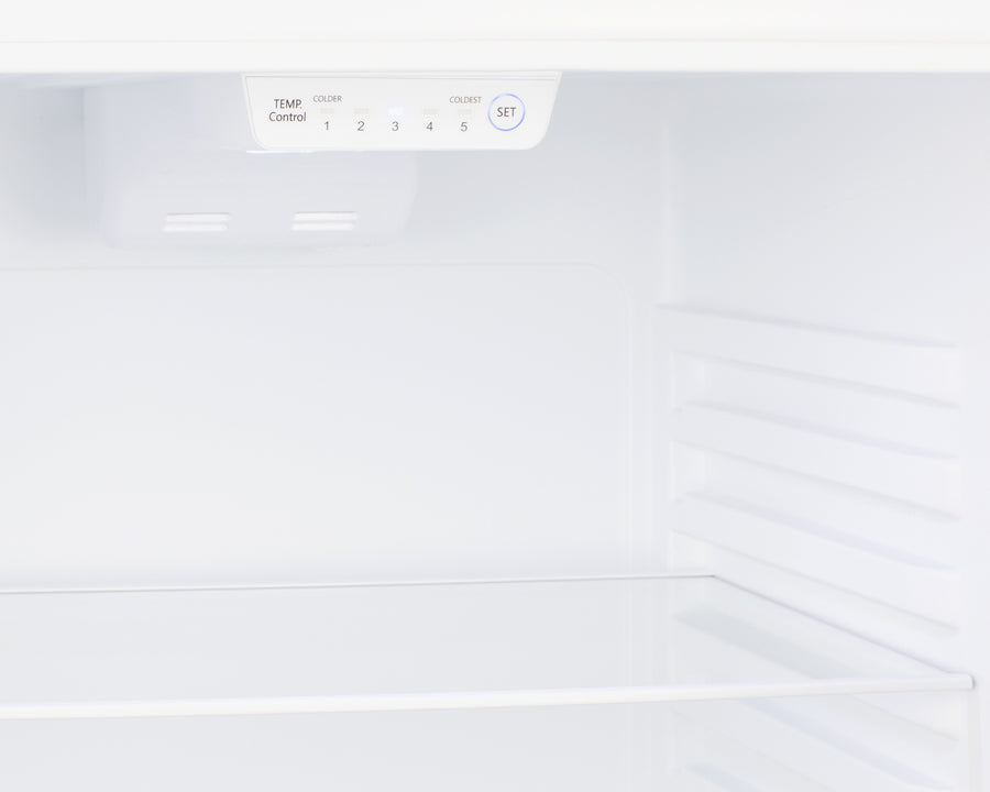 Summit - 24" Wide Top Mount Refrigerator-Freezer With Icemaker | FF1091WIM