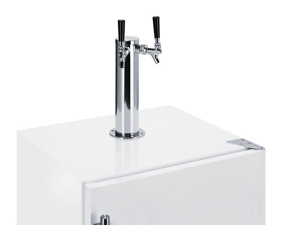 Summit - 24" Wide Built-In Cold Brew Coffee Kegerator, ADA Compliant | SBC58WHBIADACFTWIN