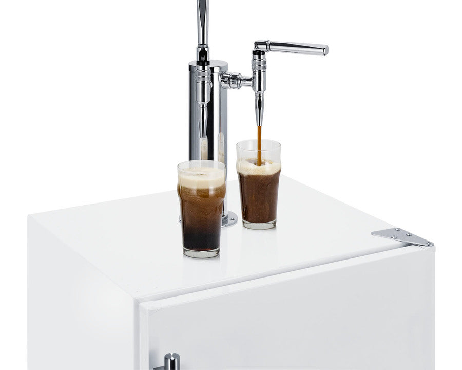 Summit - 24" Wide Built-In Nitro-Infused Coffee Kegerator, ADA Compliant | SBC58WHBIADANCFTWIN