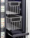 Summit -24" Built-In Dual-Zone Produce Refrigerator, ADA Compliant | ALFD24WBVPANTRY