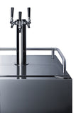 Summit - 24" Wide Built-In Outdoor Beer Kegerator | SBC683OSTRIPLE