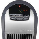Lasko Ceramic Heater Lasko 23 In. Digital Ceramic Tower Heater with Remote Control, Silver/Dark Gray