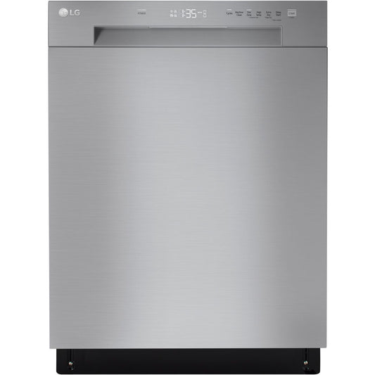 LG - 24" Front Control Dishwasher, 52 dBA, AutoLeak Protection, Dynamic DryDishwashers - LDFC2423V