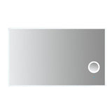 Arpella - Moderna 60x36 inch LED Mirror with built in 3x Magnifying Mirror, Memory Dimmer and Defogger - LEDBM6036