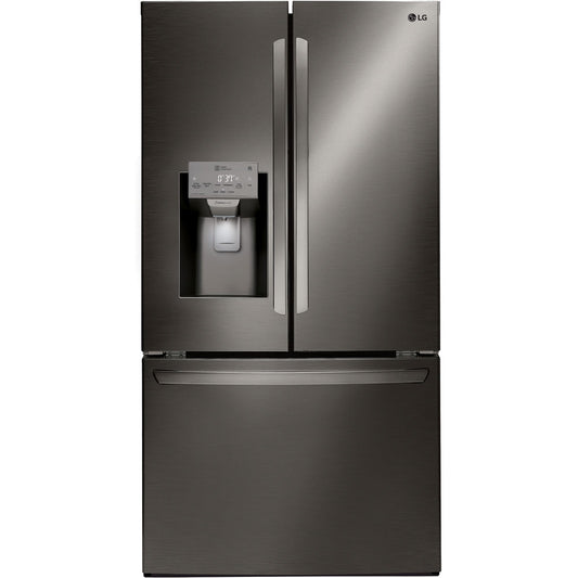 GALANZ - 33 in. W 18 cu. ft. French Door Refrigerator in Fingerprint R –  Appliance Guys