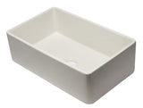 ALFI Brand - 33 inch Biscuit Reversible Single Fireclay Farmhouse Kitchen Sink | AB3320SB-B