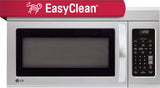 LG Over the Range Microwave and 6.3 CF Electric Single Oven Slide-In Range, Self Clean, ThinQ,Printproof