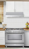 Verona - 36" Designer Low Profile Hood, Wall-mount - 600 CFM - 4 Speeds