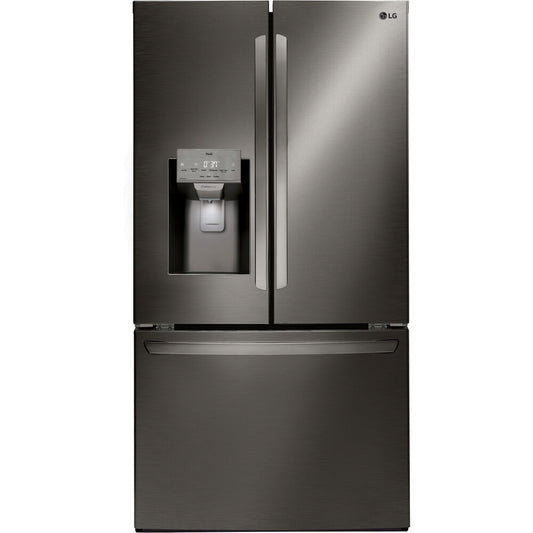 LG - 28 CF French Door, Ice and Water with Single IceRefrigerators - LRFS28XBD
