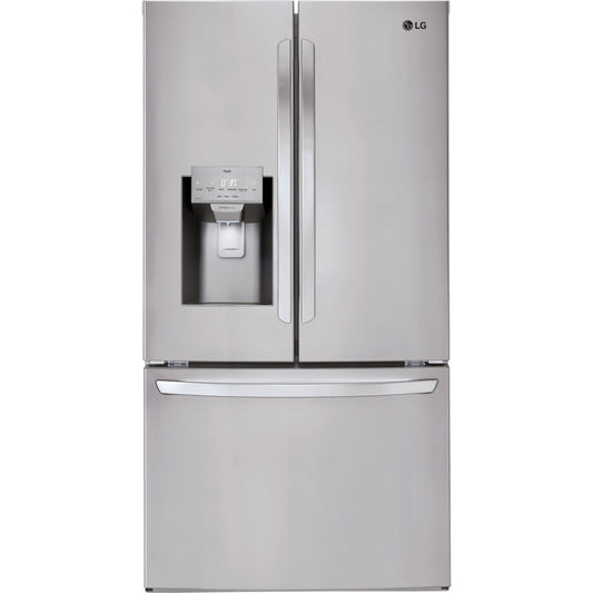 LG - 28 CF French Door, Ice and Water with Single IceRefrigerators - LRFS28XBS