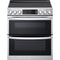 LG - 7.3 CF Smart Electric Double Oven Slide-In, ProBake, Convection, Air FryElectric Slide-in - LTEL7337F