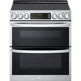 LG - 7.3 CF Smart Electric Double Oven Slide-In, ProBake, Convection, Air FryElectric Slide-in - LTEL7337F