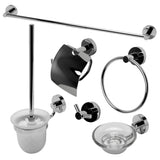 ALFI Brand - Polished Chrome 6 Piece Matching Bathroom Accessory Set | AB9513-PC