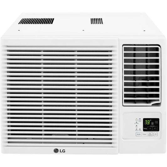 LG - 7,500 BTU Window Air Conditioner/Heater, R32 - Window Heat/Cool - LW8023HR