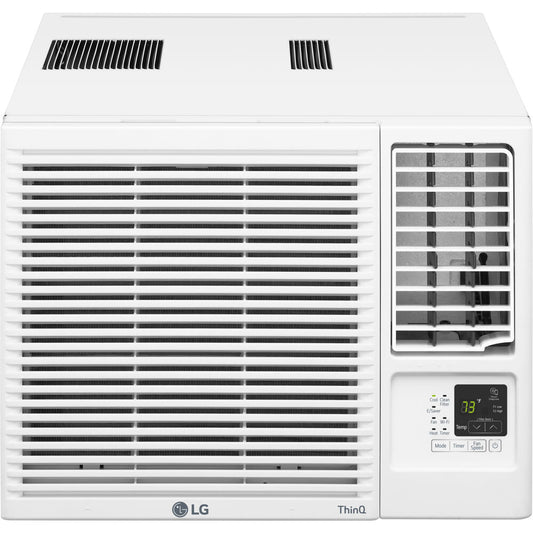 LG - 7,600 BTU Heat/Cool Window Air Conditioner w/Wifi Controls, R32 - Window Heat/Cool - LW8023HRSM