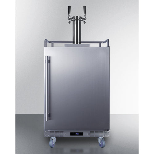 Summit - 24" Wide Built-In Cold Brew Coffee Kegerator | SBC682CFTWIN