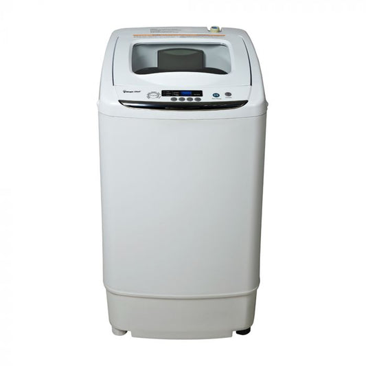 Magic Chef - 17.7 in. 0.9 cu. ft. Compact, Portable Top Load Washer Machine | MCSTCW09W1