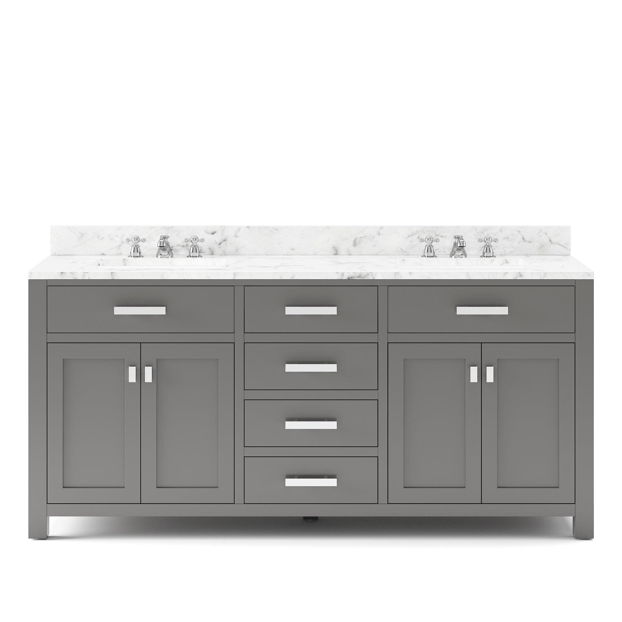 Water Creation | 72 Inch Cashmere Grey Double Sink Bathroom Vanity From The Madison Collection | MS72CW01CG-000000000