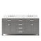 Water Creation | 72 Inch Cashmere Grey Double Sink Bathroom Vanity From The Madison Collection | MS72CW01CG-000000000