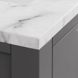 Water Creation | 30 Inch Cashmere Grey Single Sink Bathroom Vanity With Faucet From The Madison Collection | MS30CW01CG-000BX0901