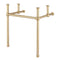 Water Creation | Embassy 30 Inch Wide Single Wash Stand Only in Satin Gold Finish | EB30A-0600