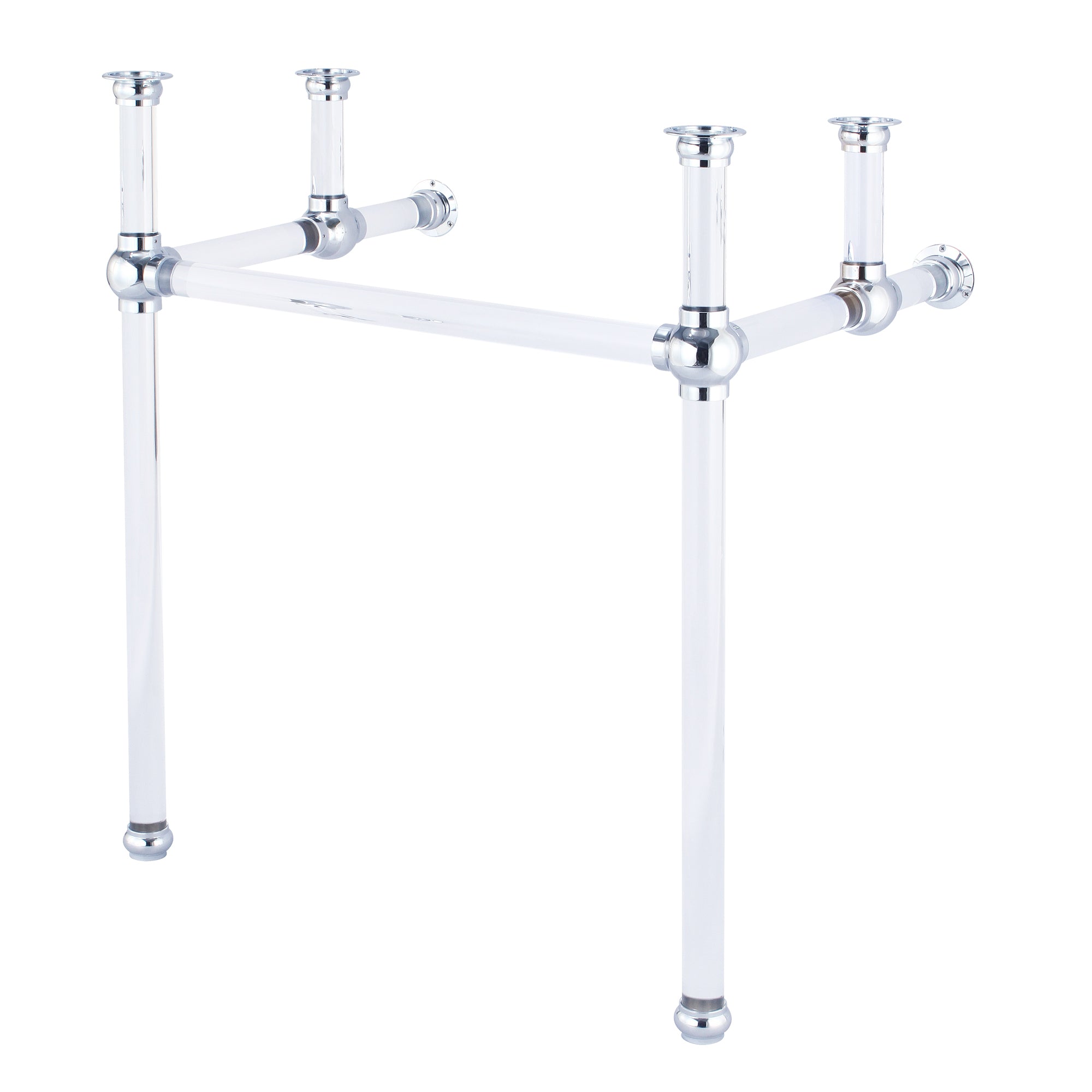 Water Creation | Empire 30 Inch Wide Single Wash Stand Only in Chrome Finish | EP30A-0100