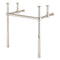 Water Creation | Embassy 30 Inch Wide Single Wash Stand and P-Trap included in Polished Nickel (PVD) Finish | EB30B-0500