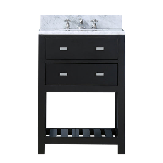 Water Creation | 24 Inch Espresso Single Sink Bathroom Vanity With Faucet From The Madalyn Collection | MA24CW01ES-000BX0901