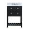 Water Creation | 24 Inch Espresso Single Sink Bathroom Vanity With Faucet From The Madalyn Collection | MA24CW01ES-000BX0901