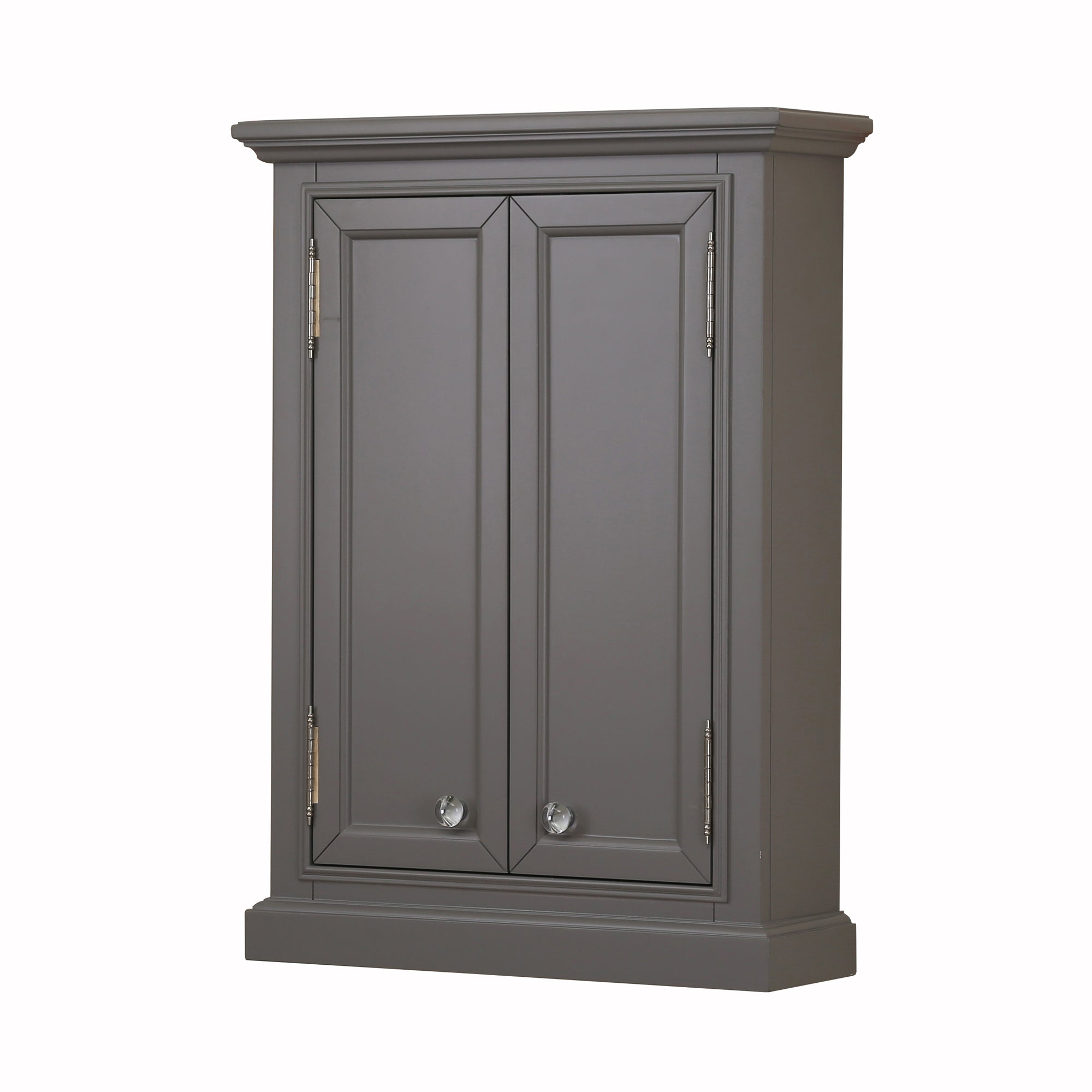 Water Creation | Derby Collection Wall Cabinet In Cashmere Grey | DERBY-TT-G