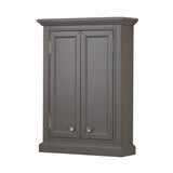 Water Creation | Derby Collection Wall Cabinet In Cashmere Grey | DERBY-TT-G