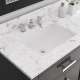 Water Creation | 72 Inch Espresso Double Sink Bathroom Vanity With Matching Framed Mirror And Faucet From The Madison Collection | MS72CW01ES-R72BX0901