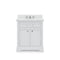 Water Creation | 30 Inch Pure White Single Sink Bathroom Vanity With Faucet From The Derby Collection | DE30CW01PW-000BX0901