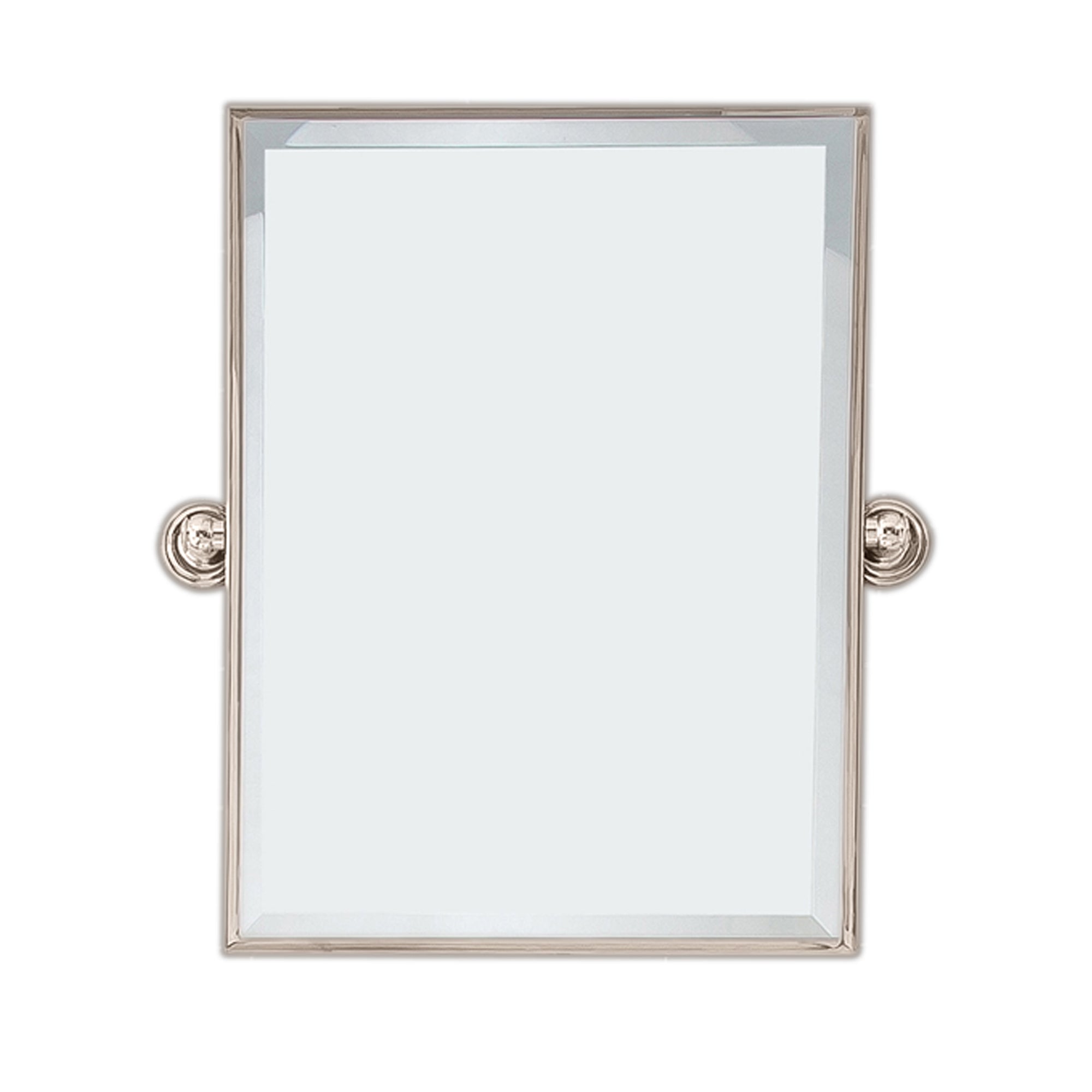 Water Creation | Metal Retangular Mirror 18" X 24" In Polished Nickel Finish | EMPIRE-M-1824-05