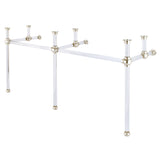 Water Creation | Empire 72 Inch Wide Double Wash Stand Only in Polished Nickel (PVD) Finish | EP72A-0500