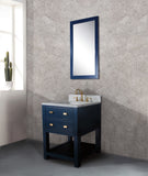 Water Creation | 24 Inch Monarch Blue Single Sink Bathroom Vanity From The Madalyn Collection | MA24CW06MB-000000000