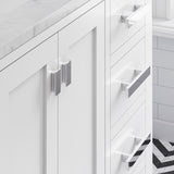 Water Creation | 36 Inch Wide Pure White Single Sink Bathroom Vanity From The Madison Collection | MS36CW01PW-000000000